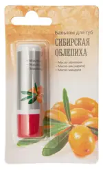 Бальзам для губ сибирская облепиха, бальзам для губ, 4.5 г, 1 шт. фото