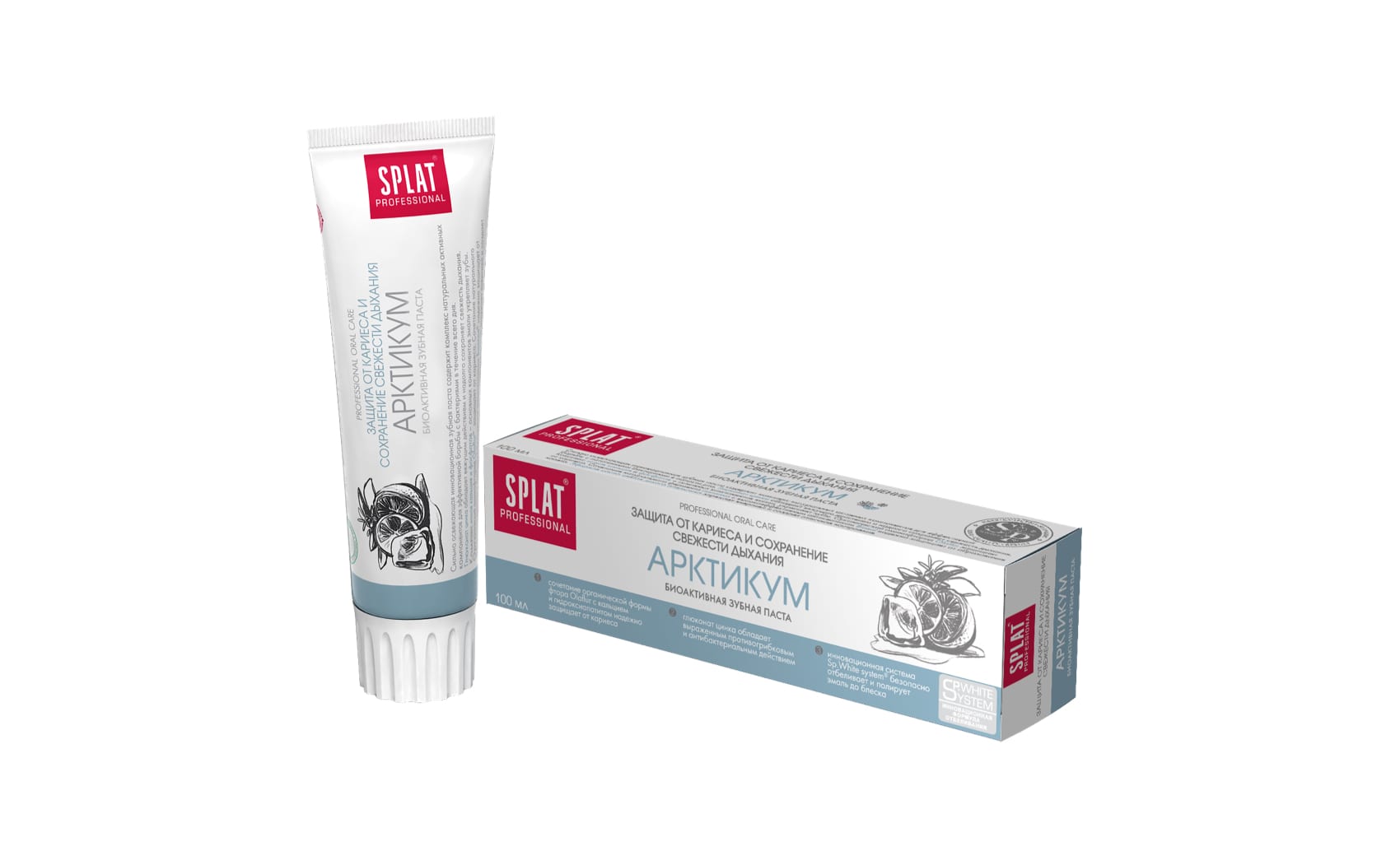 Splat Professional Зубная паста Арктикум, паста зубная, 100 мл, 1 шт. фото