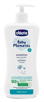 Chicco baby moments Шампунь без слез, шампунь, 500 мл, 1 шт. фото