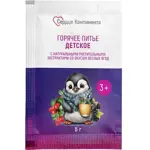 Сердце Континента Горячее питье детское, порошок для приема внутрь, 5 г, 10 шт, со вкусом лесных ягод фото 2