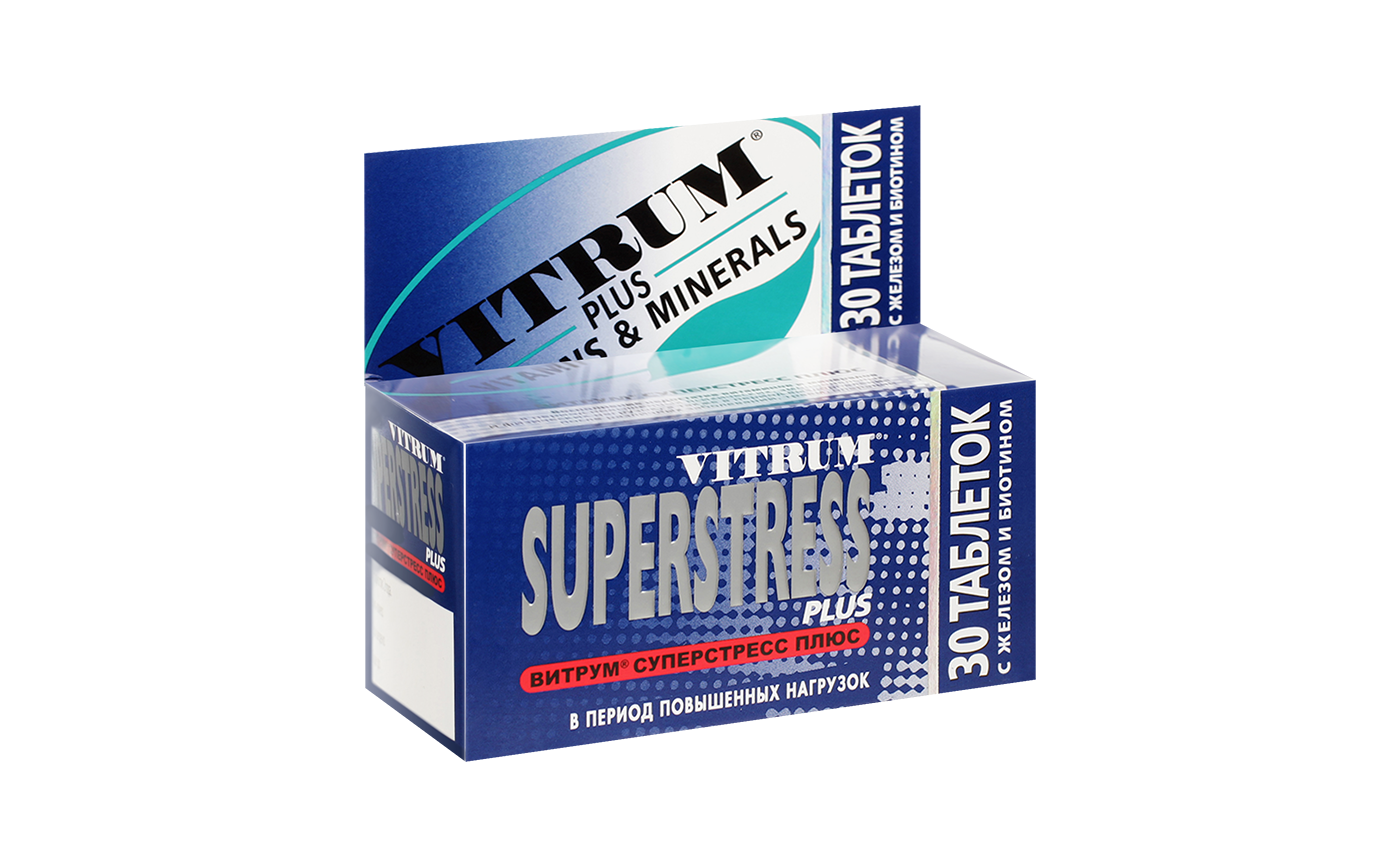 Витрум Суперстресс Плюс, таблетки, 30 шт. фото