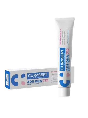 Curasept ADS DNA 712 зубная паста с хлоргексидином 0,12%, паста зубная, 75 мл, 1 шт. фото