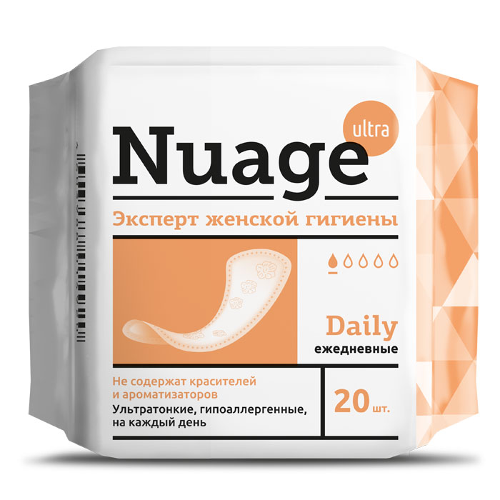 Nuage Daily  Прокладки ежедневные, прокладки гигиенические, 20 шт, ультратонкие фото