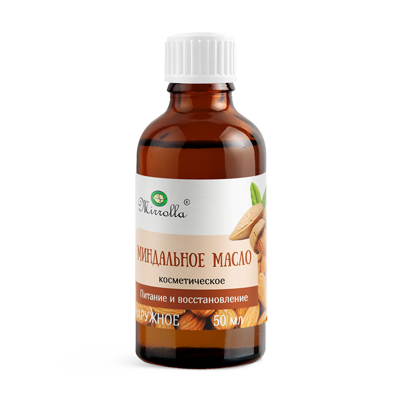 Mirrolla Масло косметическое миндальное, масло косметическое, 50 мл, 1 шт. фото