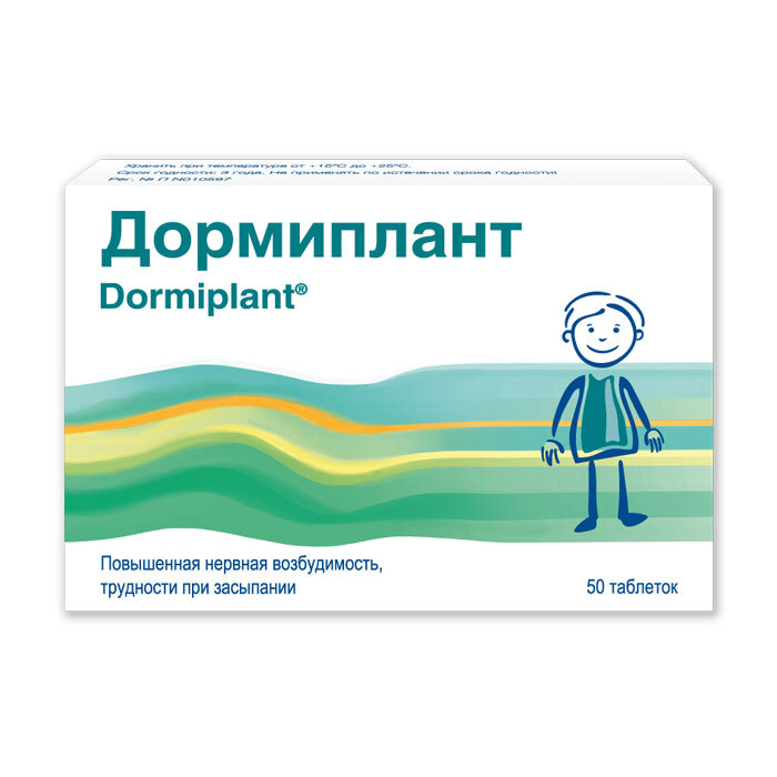 Дормиплант, таблетки, покрытые пленочной оболочкой, 50 шт. фото