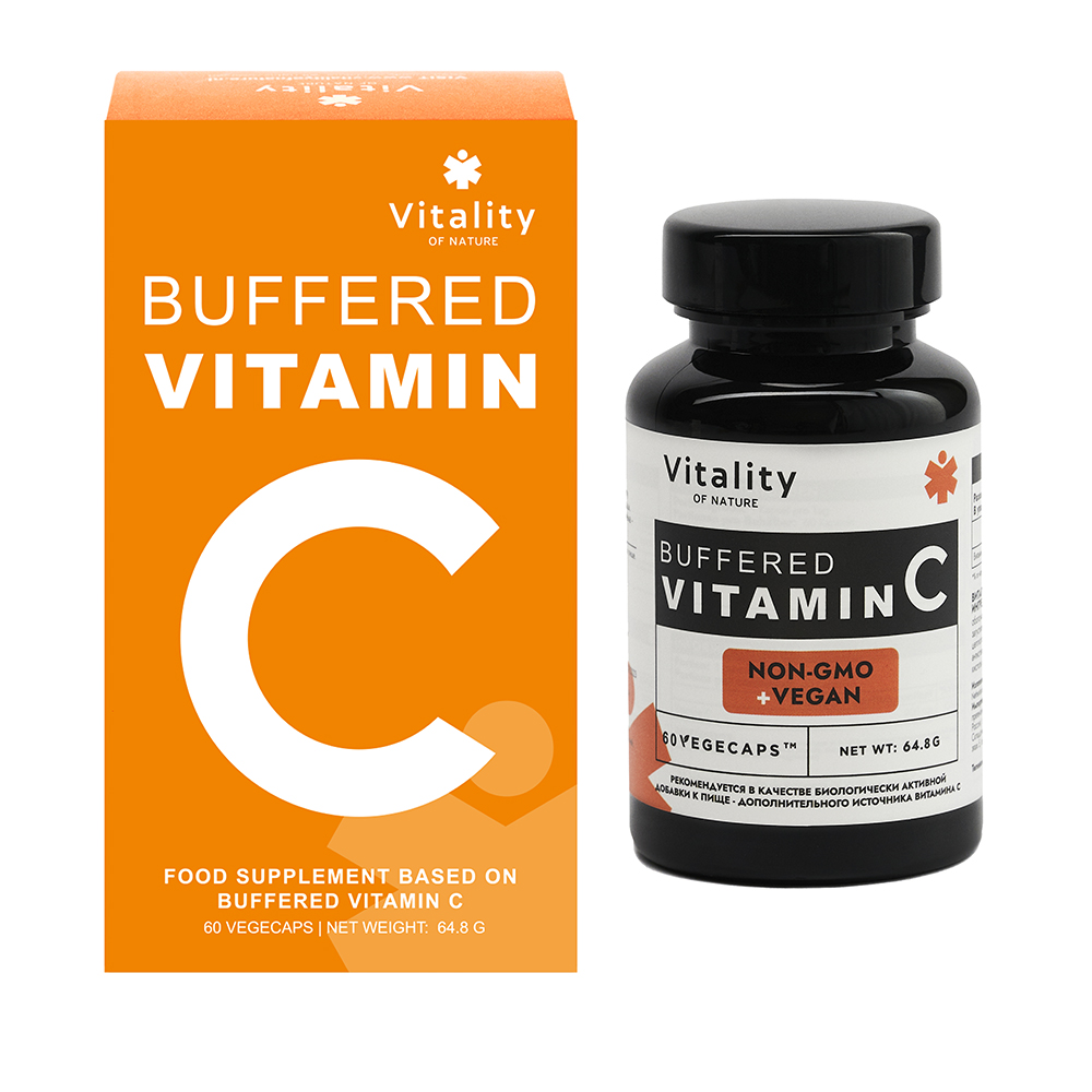 Vitality Витамин C, 900 мг, капсулы, 60 шт. фото