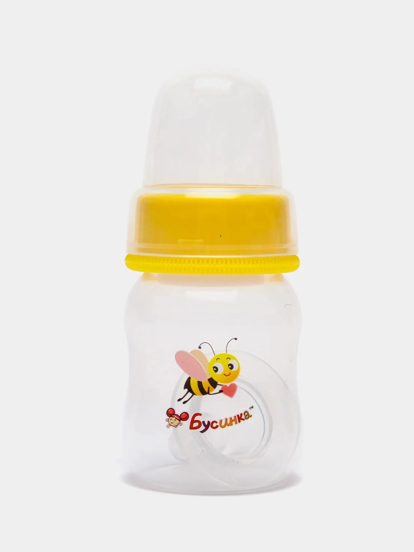 Бусинка Бутылочка с силиконовой соской, 70 мл, 1 шт, арт. 1125 фото