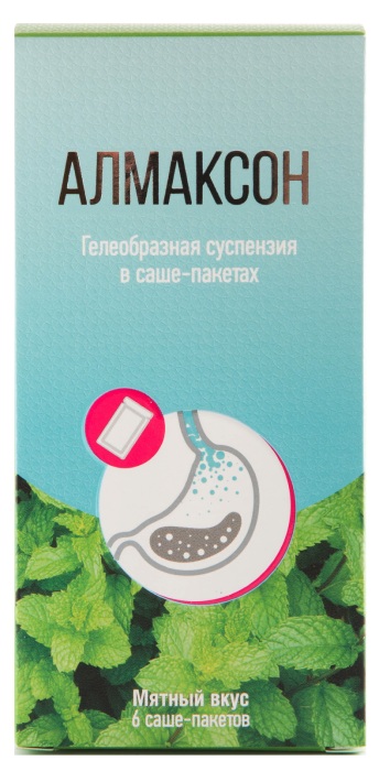 Алмаксон, суспензия для приема внутрь, 10 мл, 6 шт, мята фото