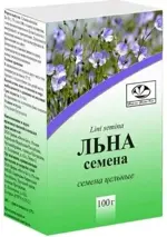 Льна семена, семена цельные, 100 г, 1 шт. фото 