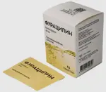 Фурацилин, 40 мг, порошок для приготовления раствора для местного и наружного применения, 15 шт. фото