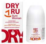 Dry Ru sure woman, антиперспирант, 50 мл, 1 шт, для уверенных в себе женщин фото