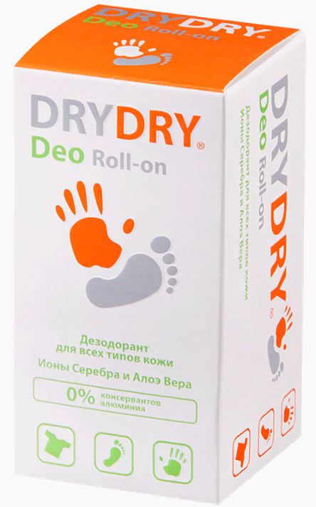 Dry Dry Deo дезодорант для всех типов кожи, 50 мл, 1 шт, део-ролик фото