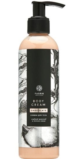 Fabrik Cosmetology сливки для тела, молочко, 250 мл, 1 шт, сладкий шоколад + теплое какао фото