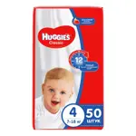 Huggies Classic Подгузники детские одноразовые, р. 4, 50 шт, 7-18 кг фото