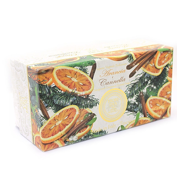 Fiori Dea Мыло туалетное Апельсин и корица, набор, 50 г, 6 шт. фото