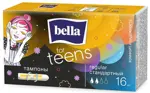 Bella for teens Регуляр, тампоны женские гигиенические, 16 шт, 2 капли фото