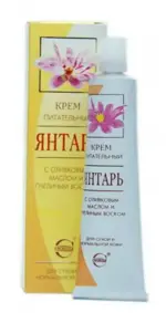 Янтарь крем для лица питательный, крем, 41 г, 1 шт. фото