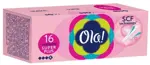Ola! Tampons Super Plus тампоны Шелковистая поверхность, тампоны женские гигиенические, 16 шт, без аппликатора фото
