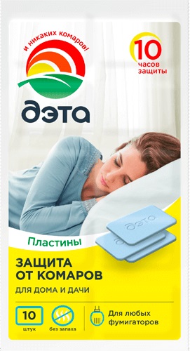 Дэта Insecto пластины от комаров, 10 шт. фото