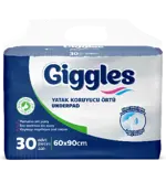 Giggles Underpad Пеленки впитывающие для взрослых, 60 см х 90 см, 30 шт. фото