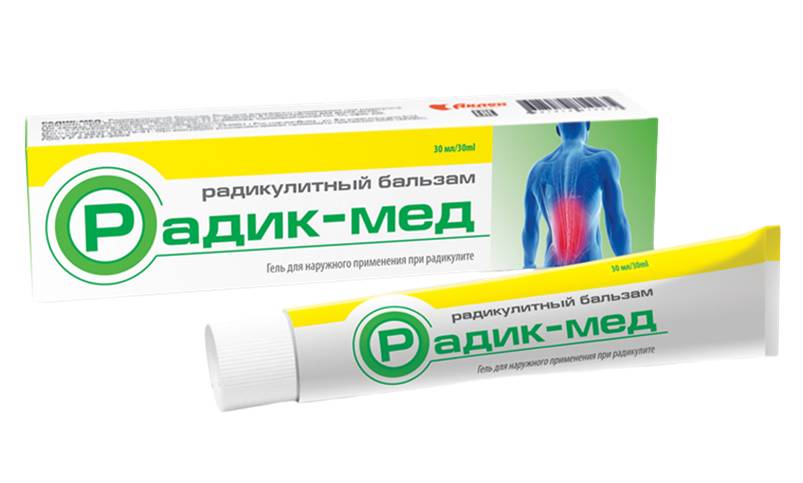 Радик-Мед радикулитный бальзам для массажа тела, гель, 35 мл, 1 шт. фото