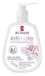 Я самая крем-гель для интимной гигиены, крем, 265 мл, 1 шт, Intimate Delicate, с молочной кислотой и алоэ фото