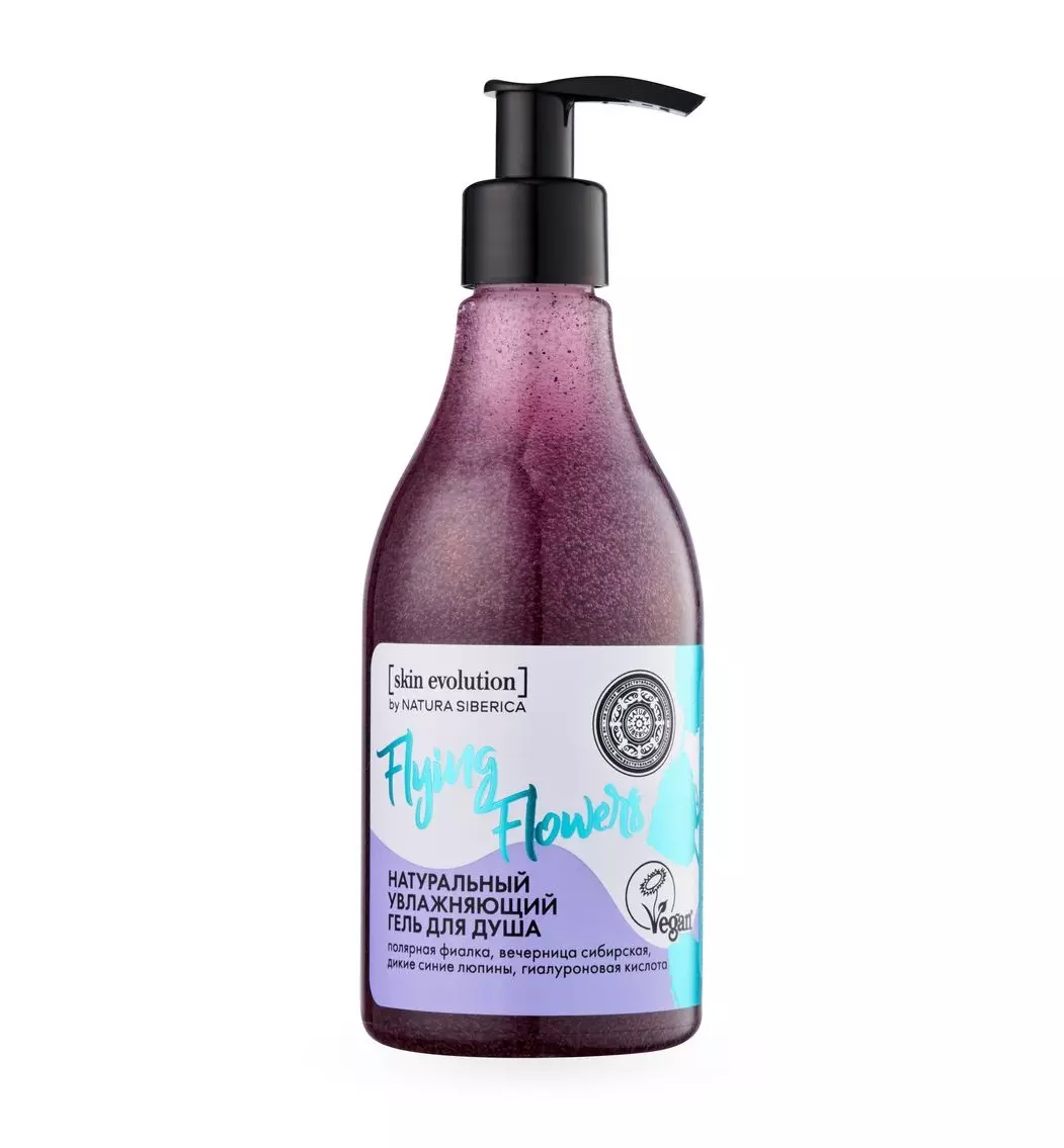 Natura Siberica Skin Evolution Flying Flowers Гель для душа натуральный увлажняющий, гель, 300 мл, 1 шт. фото