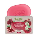 Biomio bio-soap aromatherapy Мыло натуральное Гранат и эфирное масло базилика, 90 г, 1 шт. фото