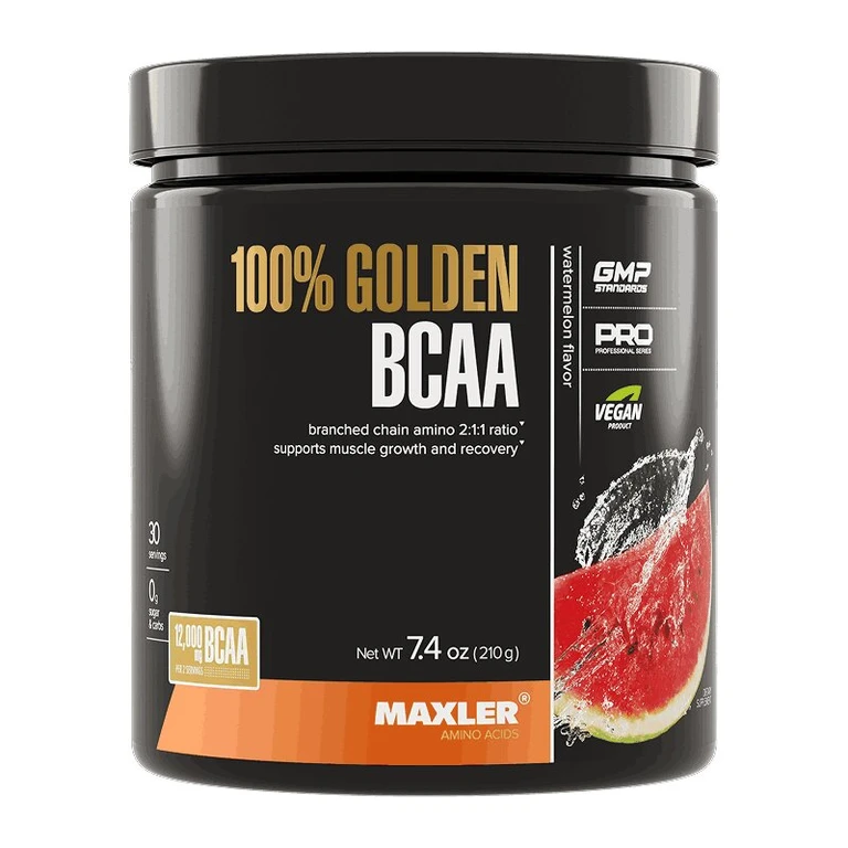Maxler 100% Golden BCAA, порошок, 210 г, 1 шт, арбуз фото