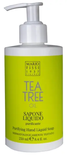 Mario fissi 1937 мыло туалетное жидкое очищающее с маслом чайного дерева, мыло жидкое, 250 мл, 1 шт. фото