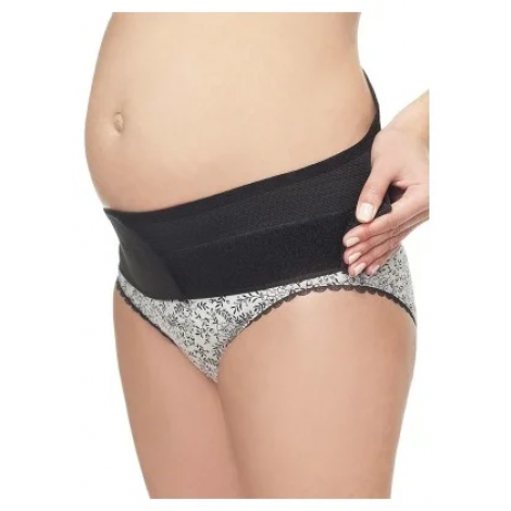 Бандаж универсальный дородовый и послеродовый ФЭСТ, 1 шт, черный, 1444, р. 116-120 фото