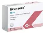 Ксилтесс, 15 мг, таблетки, покрытые пленочной оболочкой, 28 шт. фото