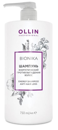 Ollin bionika шампунь энергетический против выпадения волос, шампунь, 750 мл, 1 шт. фото