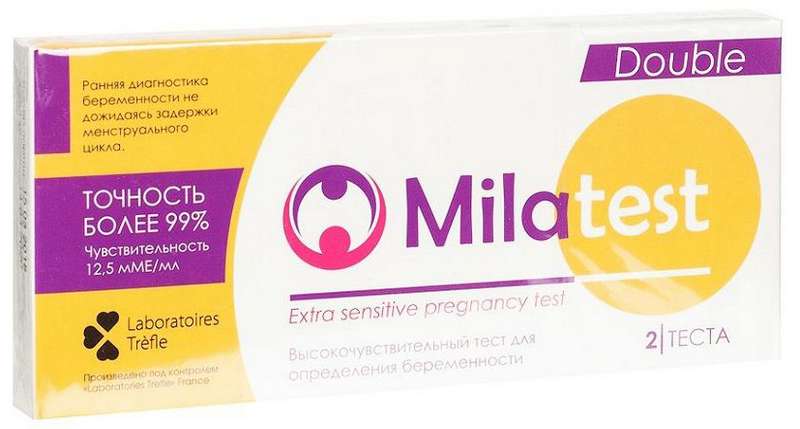 Milatest тест на беременность, тест-полоска, 2 шт. фото