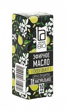 AromaBio масло эфирное, масло косметическое, 10 мл, 1 шт, бергамот фото