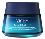 Vichy Mineral 89 увлажняющий восстанавливающий крем для лица, крем, 50 мл, 1 шт, ночной фото