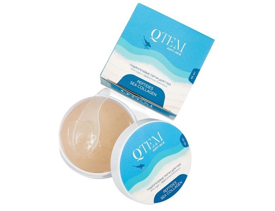 QTem гидрогелевые патчи с эффектом ботокса для области вокруг глаз, патчи, 60 шт. фото