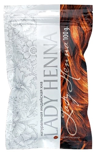 Lady Henna Хна натуральная индийская, 100 г, 1 шт, коричневая фото