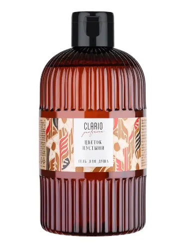 Clario гель для душа парфюмированный цветок пустыни питание и тонус, гель для душа, 500 мл, 1 шт. фото