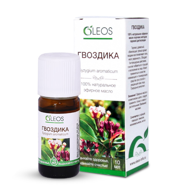 Oleos Гвоздика, масло эфирное, 10 мл, 1 шт. фото