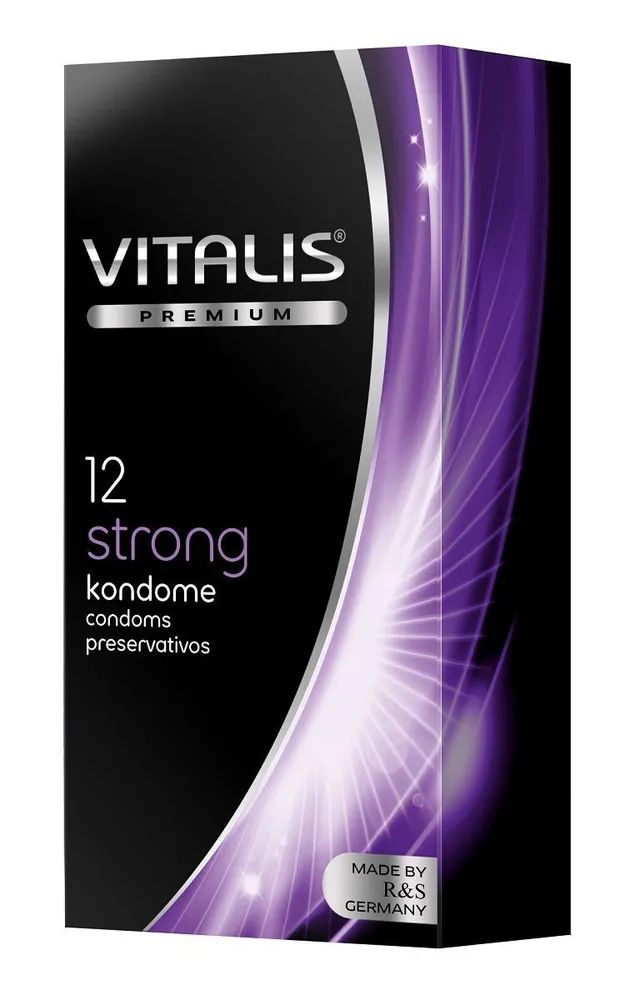 Vitalis Premium Strong Презервативы сверхпрочные, презервативы, 12 шт. фото