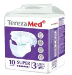 TerezaMed Super Подгузники для взрослых ночные, Large L (3), 10 шт, 100-150 см фото