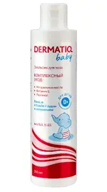 Дерматик Бэби эмульсия детская для сухой кожи, 200 мл, 1 шт. фото 3