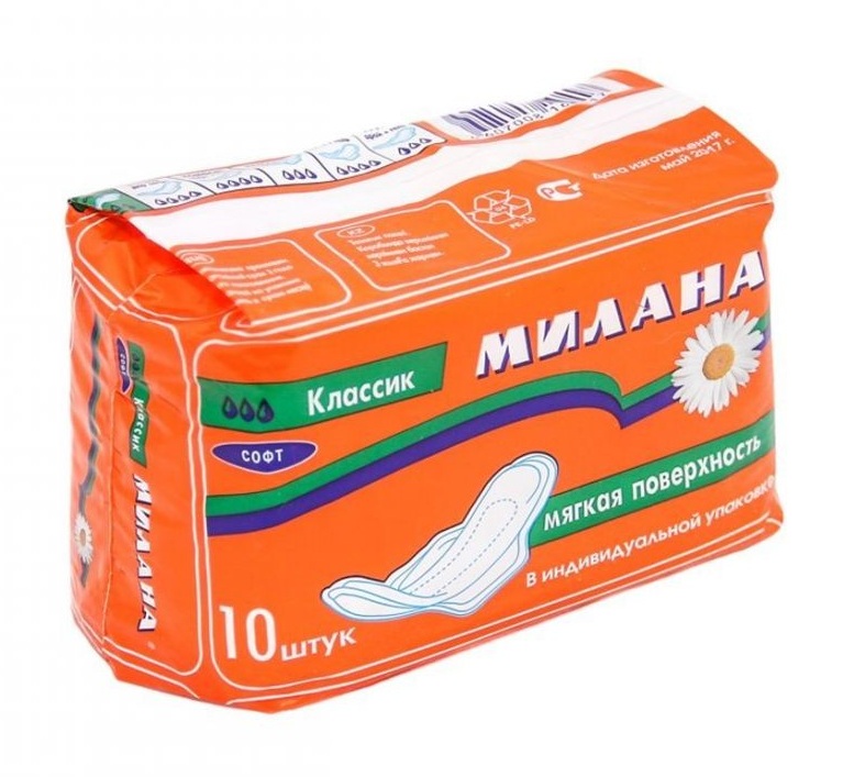 Прокладки Милана Классик Софт, 10 шт. фото
