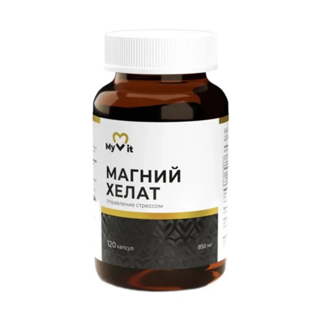MyVit Магний хелат, капсулы, 120 шт. фото