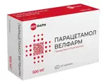 Парацетамол Велфарм, 500 мг, таблетки, 30 шт. фото 1