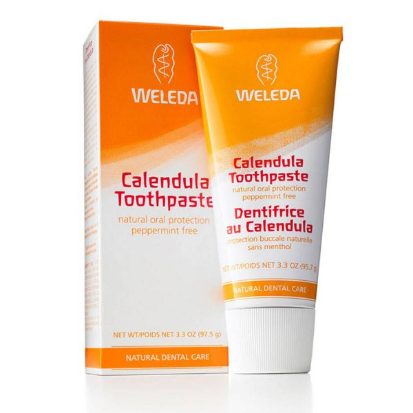 Weleda Зубная паста с календулой, 75 мл, 1 шт, без запаха мяты фото