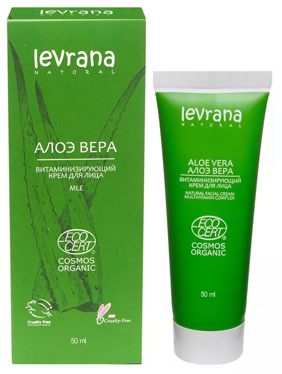 Levrana Алоэ Вера Крем для лица витаминизирующий, крем, 50 мл, 1 шт. фото
