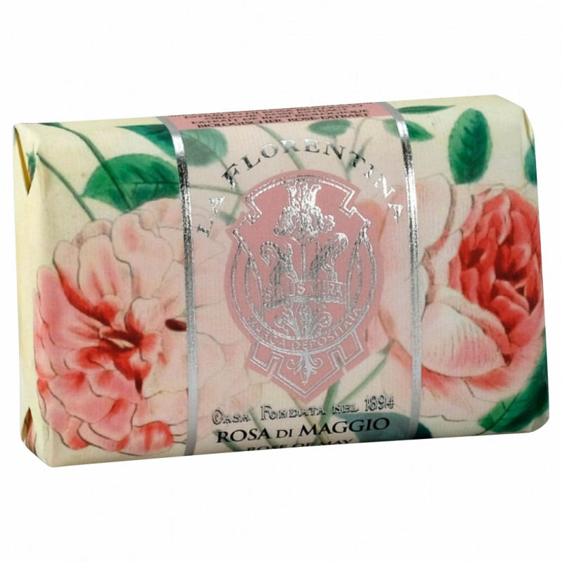 La Florentina Мыло туалетное, мыло твердое, 200 г, 1 шт, майская роза фото