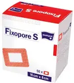 Matopat Fixopore S повязка с впитывающей подушечкой, 8 см х 15 см, повязка стерильная, 50 шт, нетканая основа фото